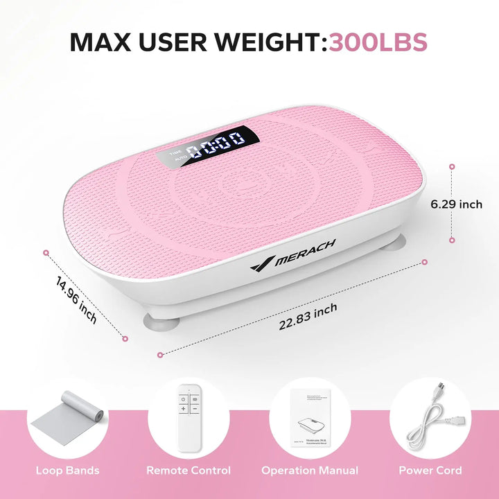 MERACH Vibration Plate Exercise Machine for Weight Loss