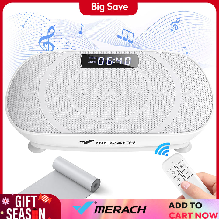 MERACH Vibration Plate Exercise Machine for Weight Loss