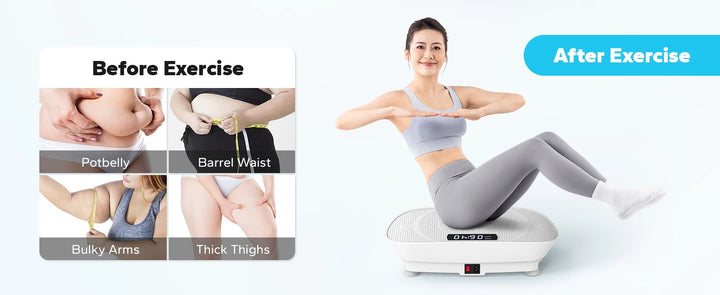 MERACH Vibration Plate Exercise Machine for Weight Loss