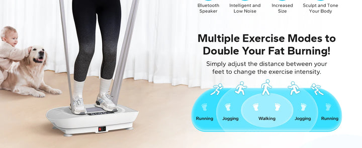 MERACH Vibration Plate Exercise Machine for Weight Loss