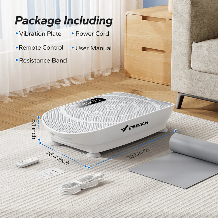 MERACH Vibration Plate Exercise Machine for Weight Loss