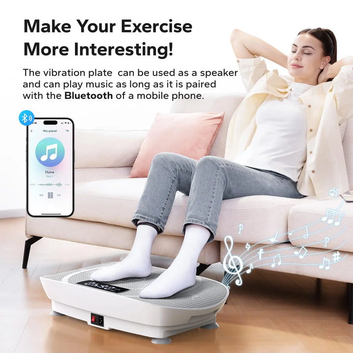 MERACH Vibration Plate Exercise Machine for Weight Loss