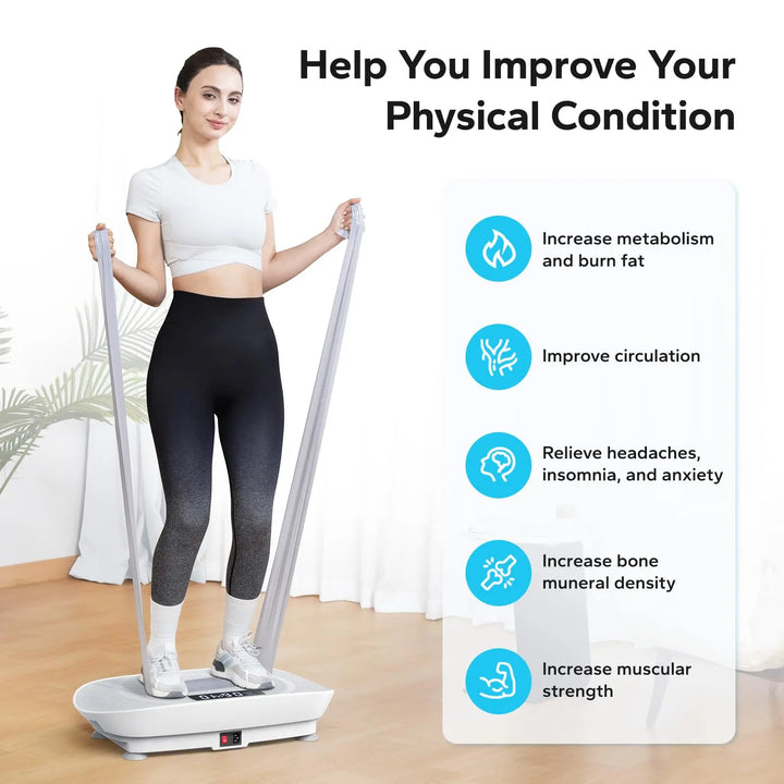 MERACH Vibration Plate Exercise Machine for Weight Loss