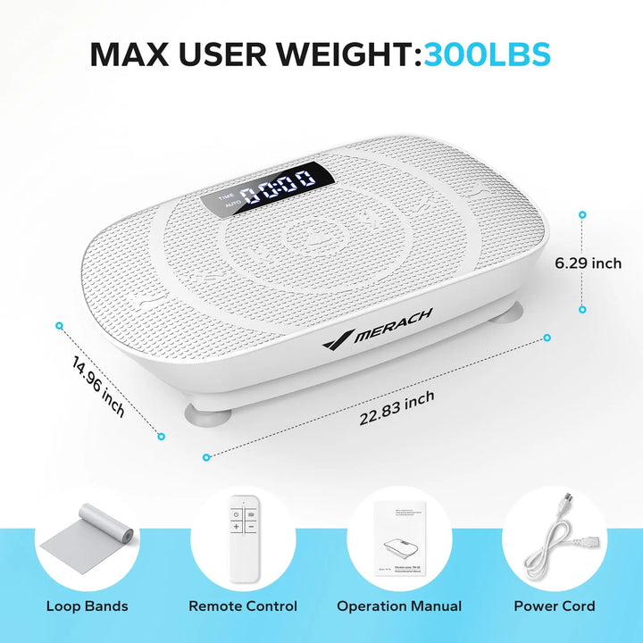 MERACH Vibration Plate Exercise Machine for Weight Loss