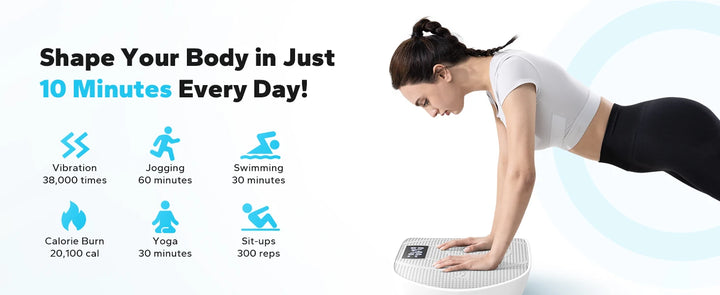 MERACH Vibration Plate Exercise Machine for Weight Loss