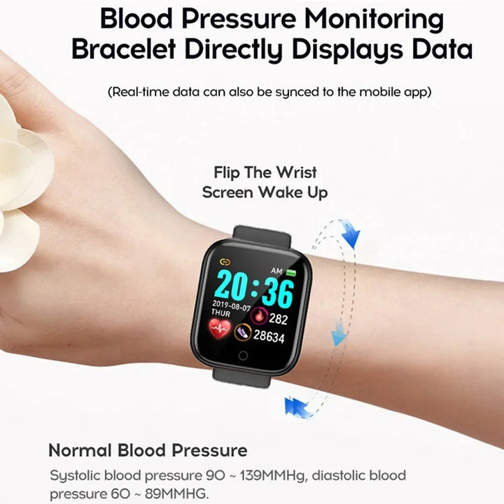 Smart Watch For Women Men Bluetooth Connected Music Fitness