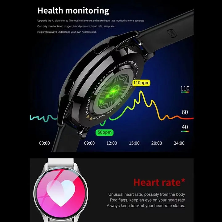 New Smart Watch Bluetooth Call Music Player Fitness Tracker
