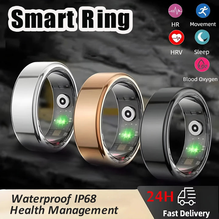 Smart Ring Bluetooth Health Monitoring Multi-sport Waterproof