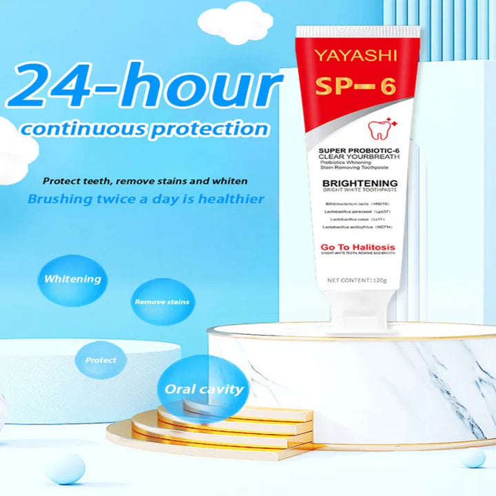 Probiotic Toothpaste SP-6 Whitening Tooth Stain Remover 120g