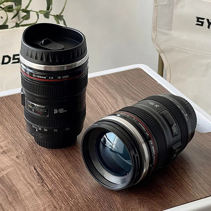 1pc Camera Lens Coffee Mug Travel Coffee Photographers Mug
