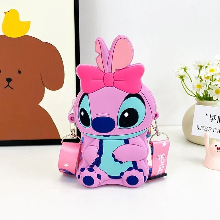 Cartoon Stitch Silicone Purse Cute Stitch Angel Girl's Bag