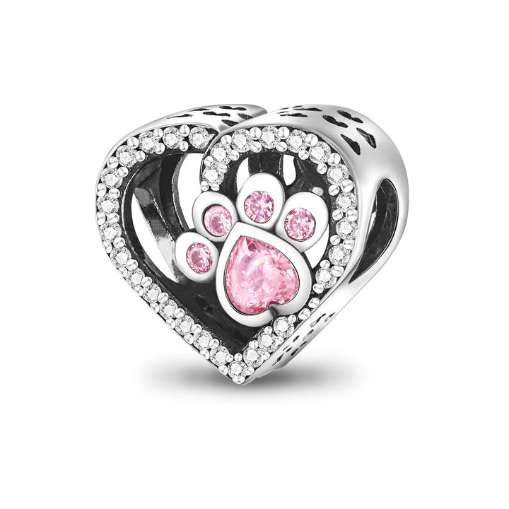 Dog Schnauzer French Bulldog Silver Plated Charm Beads