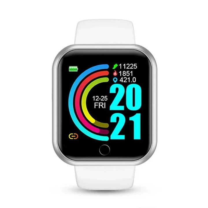 Smart Watch For Women Men Bluetooth Connected Music Fitness