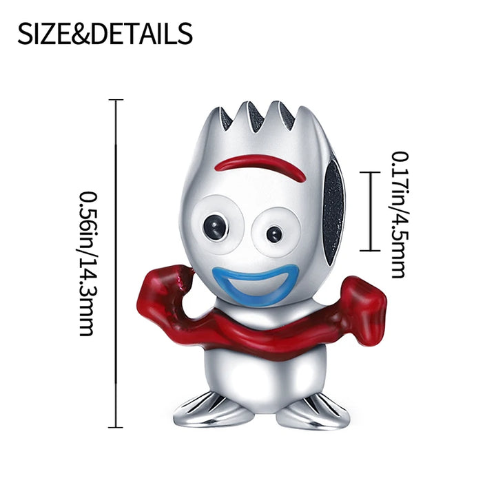 Popular Hot Sale Sterling Silver Character Series Charms