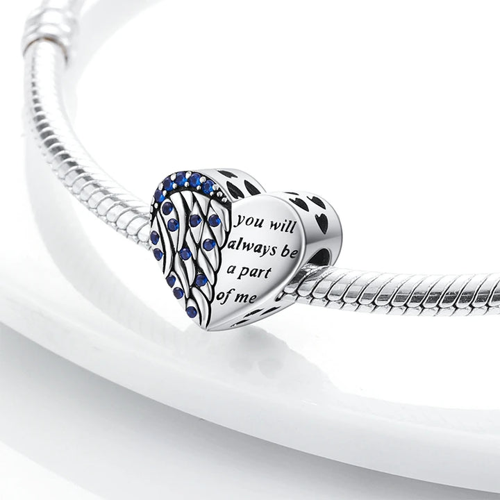Sterling Silver CZ Dentist Tooth Charm Beads for Women