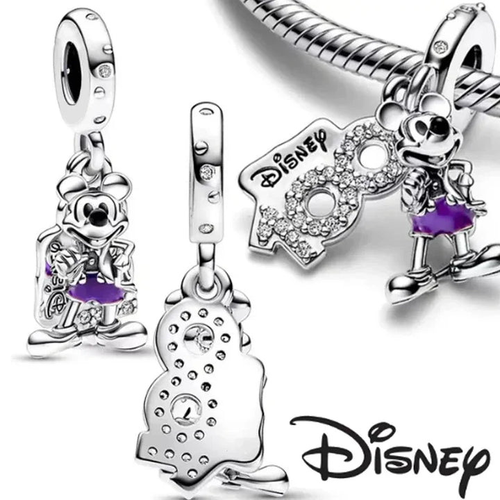 Hot Sale Sterling Silver Disney Charm Bead Bracelet