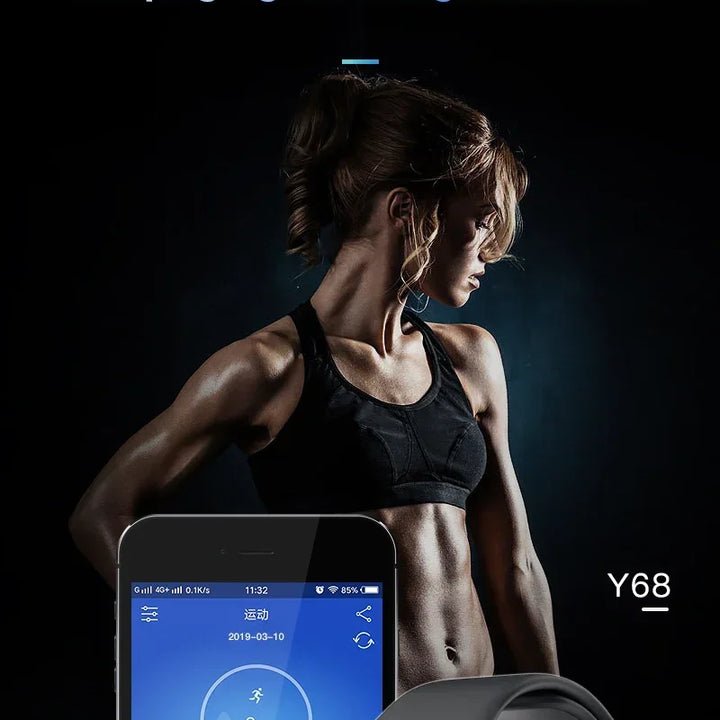Smart Watch For Women Men Bluetooth Connected Music Fitness