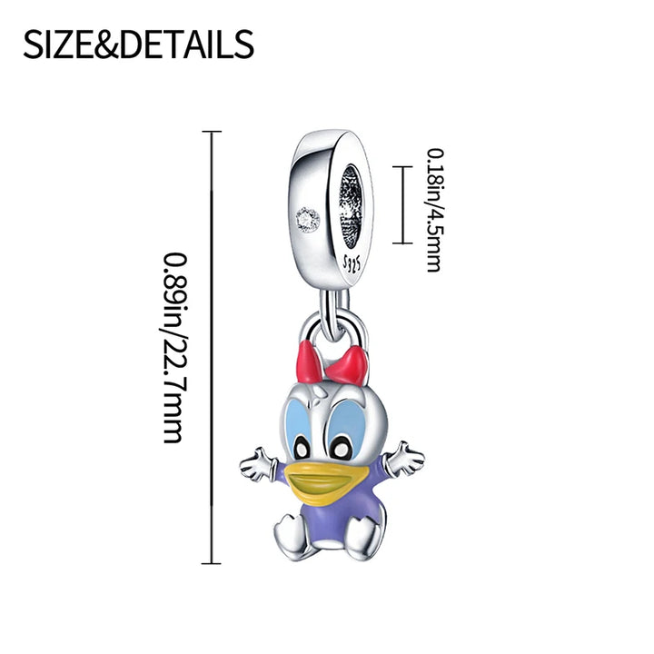Popular Hot Sale Sterling Silver Character Series Charms