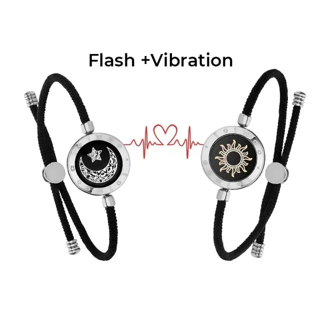 Heartbeat Connection Bracelet — Feel Closer, No Matter the Distance!