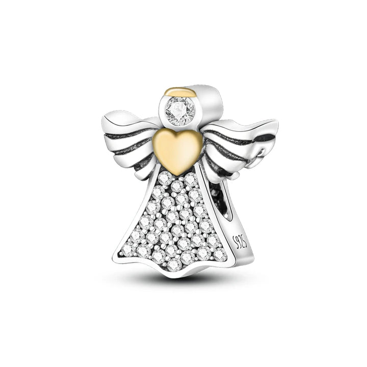 Sterling Silver CZ Dentist Tooth Charm Beads for Women