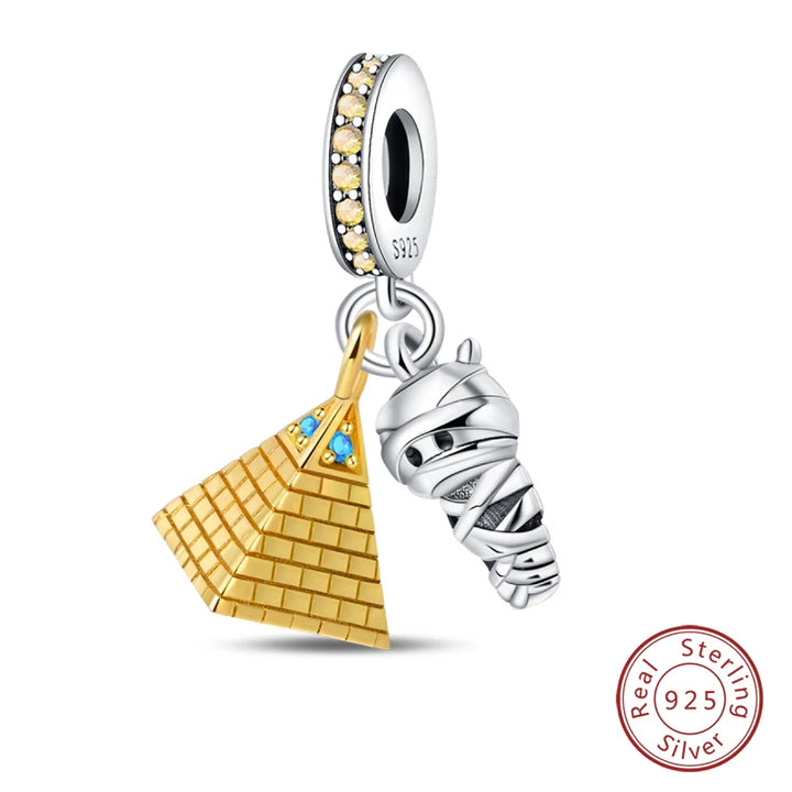925 Sterling Silver Famous Attractions Eiffel Tower Charms