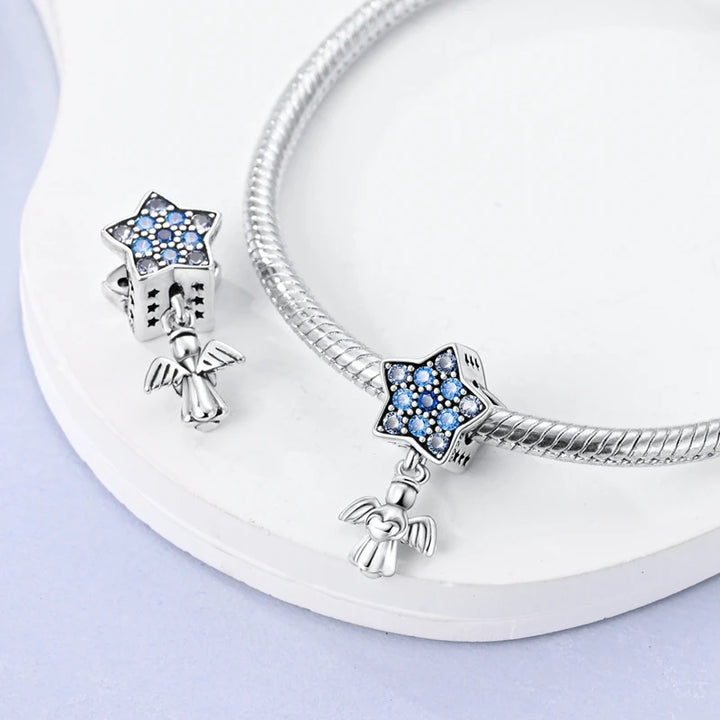 Sterling Silver CZ Dentist Tooth Charm Beads for Women