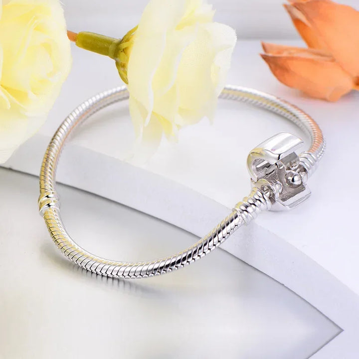 Original Fine Jewelry Sterling Silver Charm Bracelet for Women