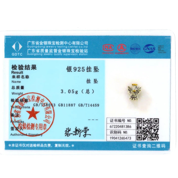 Sterling Silver CZ Dentist Tooth Charm Beads for Women