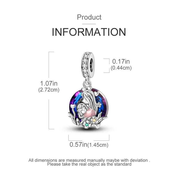 Sterling Silver CZ Dentist Tooth Charm Beads for Women