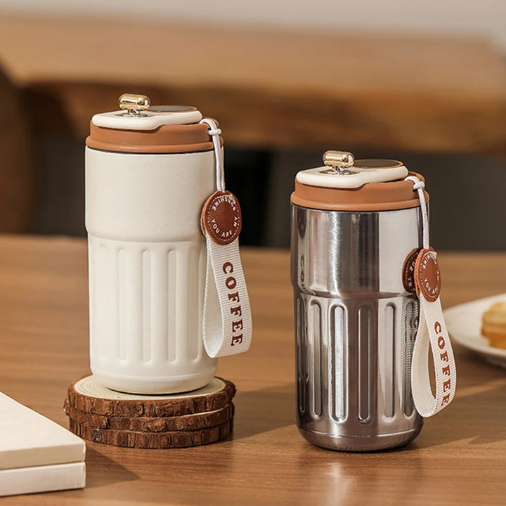 Smart Thermos Bottle LED Temperature Display Tumbler Mug