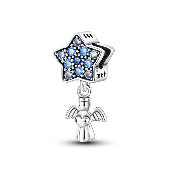 Sterling Silver CZ Dentist Tooth Charm Beads for Women