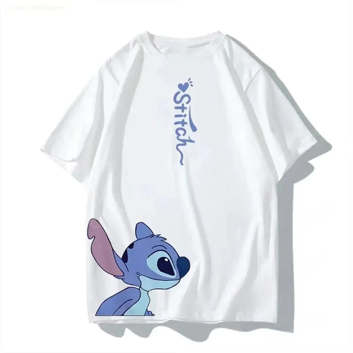 Disney Cartoon T Shirt Mickey Mouse Couple Clothes Family Tee