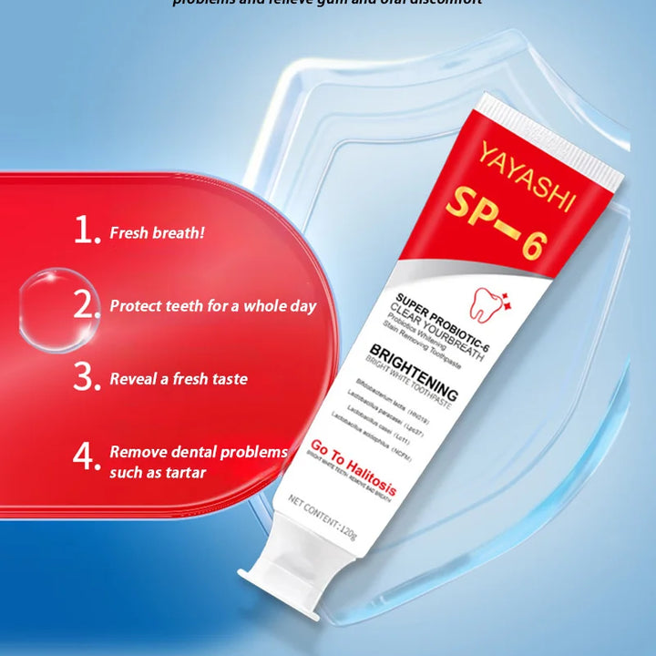 Probiotic Toothpaste SP-6 Whitening Tooth Stain Remover 120g