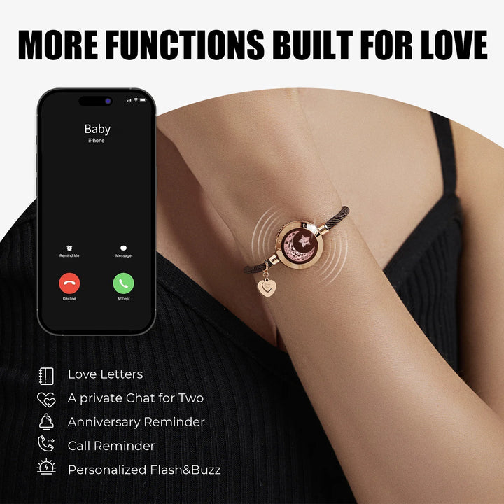 Heartbeat Connection Bracelet — Feel Closer, No Matter the Distance!