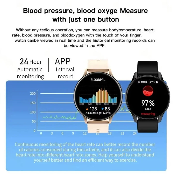 New Smart Watch Bluetooth Call Music Player Fitness Tracker