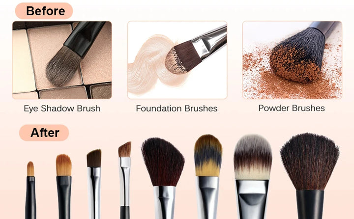 Portable USB Makeup Brush Cleaner with UV Sterilization – Automatic Rotary Cleaner for Quick &amp; Hygienic Brush Cleaning