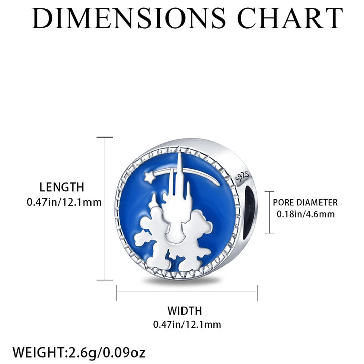 Popular Hot Sale Sterling Silver Princess Charm Gift