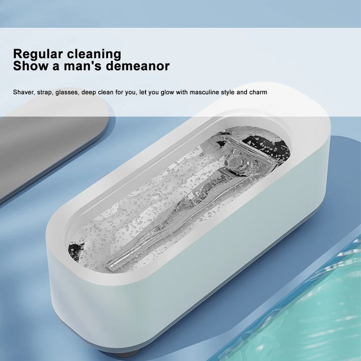 45000Hz Ultrasonic Cleaner – 360° Deep Cleaning for Jewelry, Glasses &amp; Watches | USB-C Rechargeable, Low-Noise &amp; Portable"
