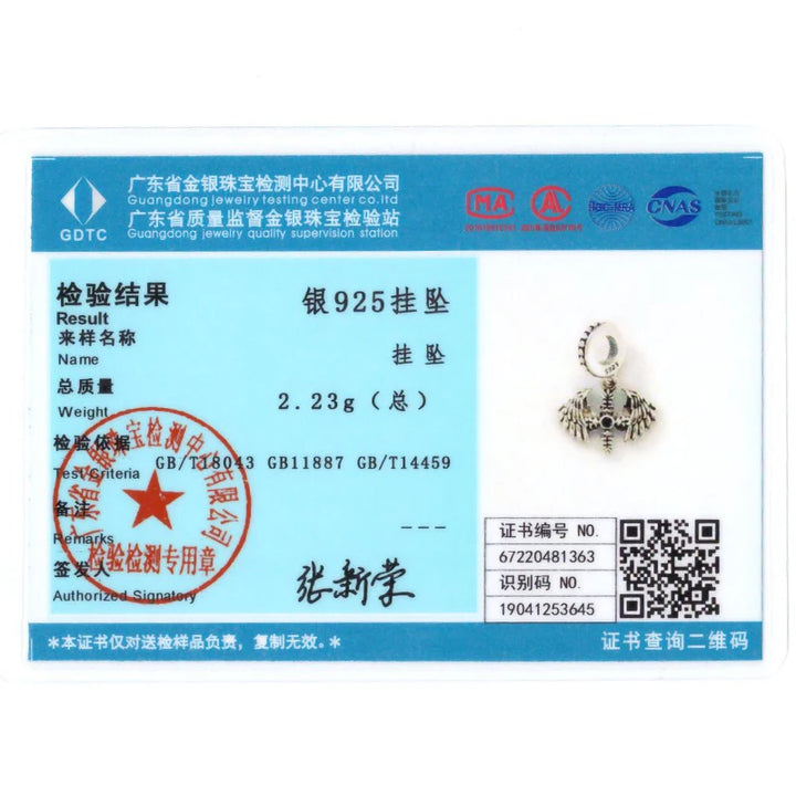 Sterling Silver CZ Dentist Tooth Charm Beads for Women