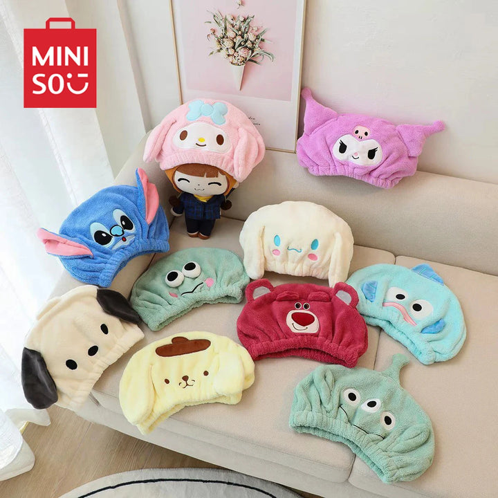 Stitch Kuromi Dry Hair Towel Shower Cap Cute Soft Wrap