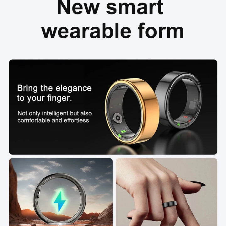 Smart Ring Bluetooth Health Monitoring Multi-sport Waterproof