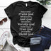 Thanks God Fashion Shirts for Men Women Christian Tee