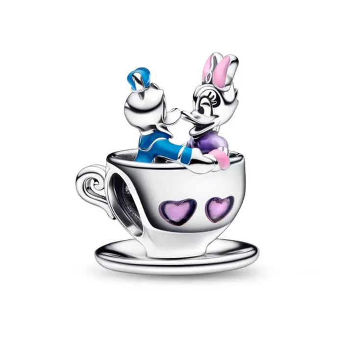 Disney Princess Pumpkin Cart Charm Beads Jewelry