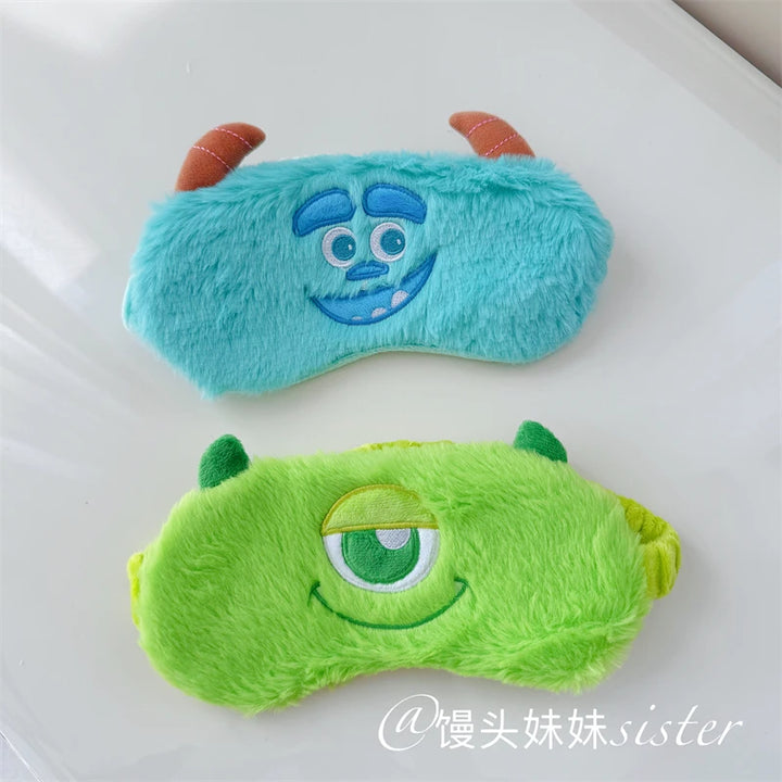 Cute Sleeping Eyepatch Stitch Dumbo Sullivan Plush Eye Mask