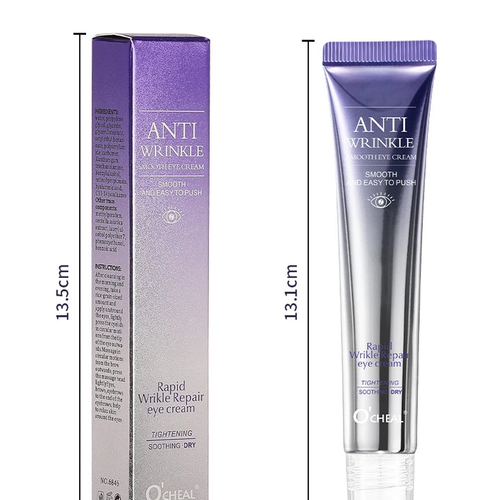 Anti-Wrinkle &amp; Dark Circle Eye Cream – Hydrating Roller Massager for Puffiness, Fine Lines &amp; Aging Skin