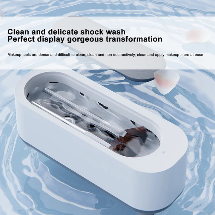 45000Hz Ultrasonic Cleaner – 360° Deep Cleaning for Jewelry, Glasses &amp; Watches | USB-C Rechargeable, Low-Noise &amp; Portable"