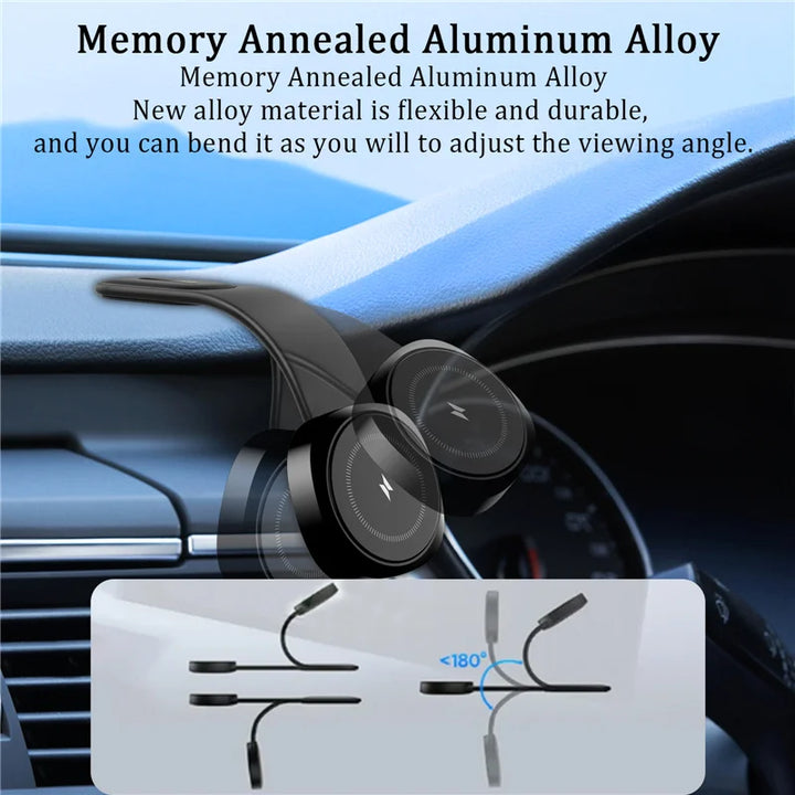 Magnetic Car Wireless Charger Fast Charging Phone Holder Dashboard