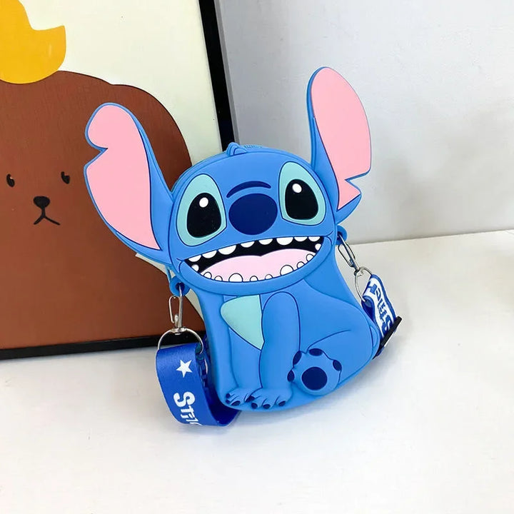 Cartoon Stitch Silicone Purse Cute Stitch Angel Girl's Bag