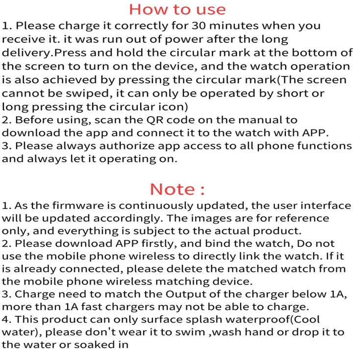 Smart Watch For Women Men Bluetooth Connected Music Fitness