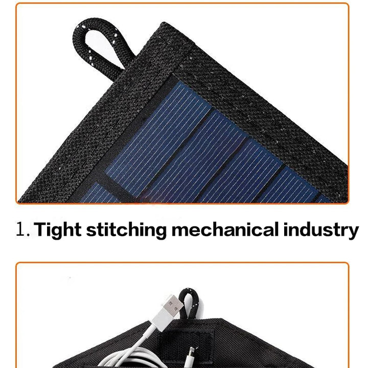 6-Fold 800W Foldable Solar Panel Portable Charger USB 5V DC